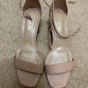 Birdy Grey Nude Blush Natalie Chunky Heel